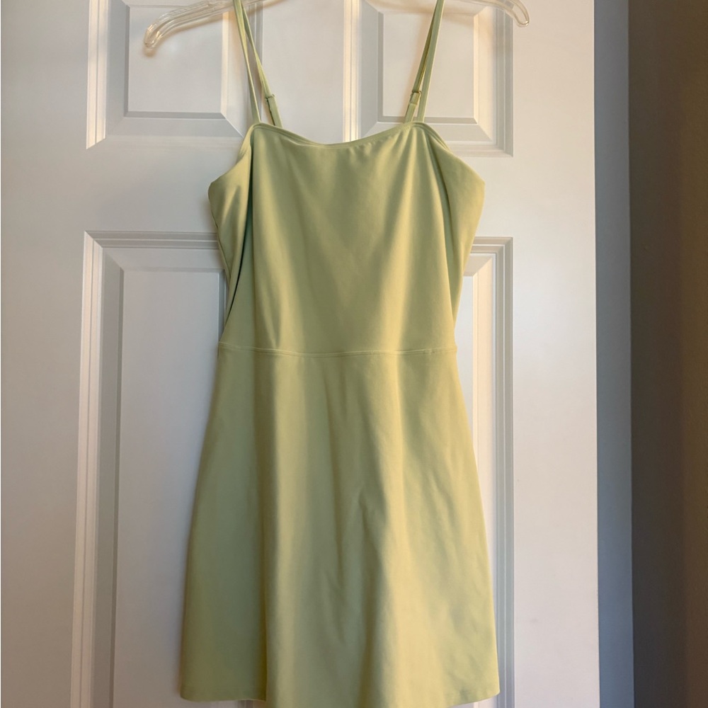 Alo Green Spaghetti Strap Dress